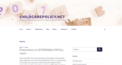 Desktop Screenshot of childcarepolicy.net
