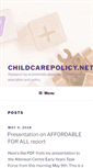 Mobile Screenshot of childcarepolicy.net